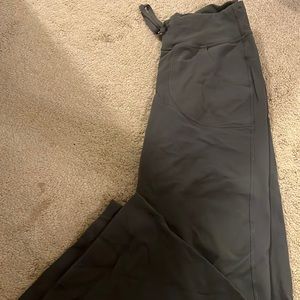 Wide leg draw string lulu sweatpants